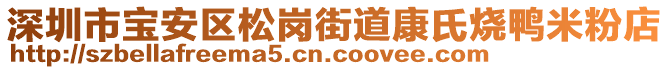 深圳市寶安區(qū)松崗街道康氏燒鴨米粉店