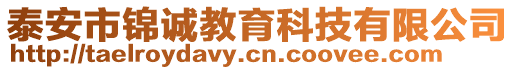 泰安市錦誠(chéng)教育科技有限公司