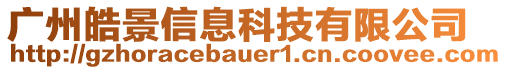 廣州皓景信息科技有限公司