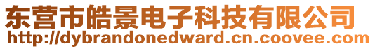 東營市皓景電子科技有限公司