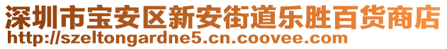 深圳市寶安區(qū)新安街道樂勝百貨商店