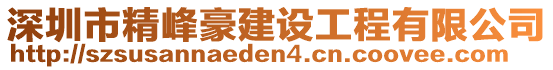 深圳市精峰豪建设工程有限公司