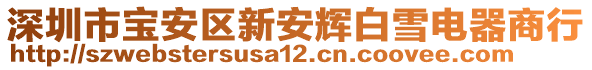 深圳市寶安區(qū)新安輝白雪電器商行