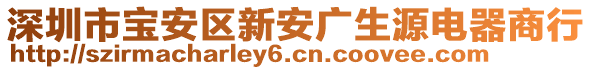 深圳市寶安區(qū)新安廣生源電器商行