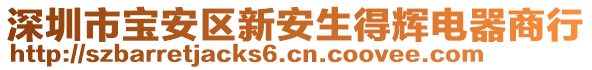 深圳市寶安區(qū)新安生得輝電器商行