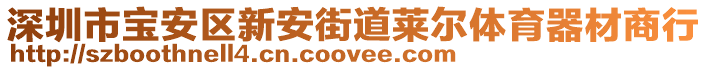 深圳市寶安區(qū)新安街道萊爾體育器材商行