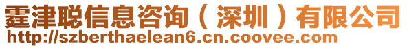 霆津聰信息咨詢（深圳）有限公司