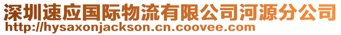 深圳速應(yīng)國(guó)際物流有限公司河源分公司