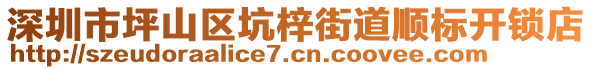 深圳市坪山區(qū)坑梓街道順標(biāo)開(kāi)鎖店