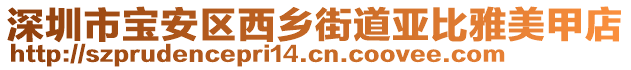 深圳市寶安區(qū)西鄉(xiāng)街道亞比雅美甲店