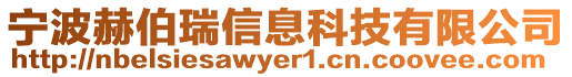 寧波赫伯瑞信息科技有限公司