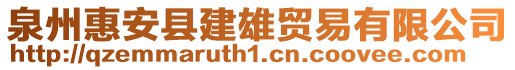 泉州惠安縣建雄貿(mào)易有限公司