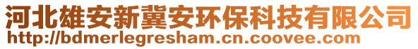 河北雄安新冀安环保科技有限公司