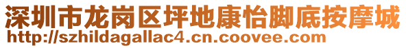 深圳市龍崗區(qū)坪地康怡腳底按摩城