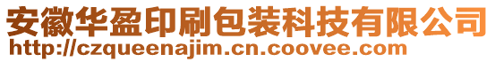 安徽華盈印刷包裝科技有限公司