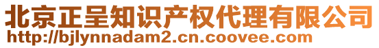 北京正呈知識產(chǎn)權(quán)代理有限公司