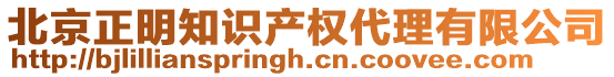 北京正明知識(shí)產(chǎn)權(quán)代理有限公司