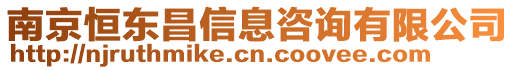 南京恒東昌信息咨詢有限公司