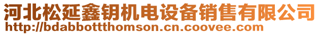 河北松延鑫鑰機(jī)電設(shè)備銷售有限公司