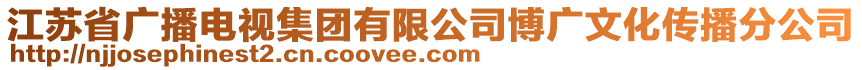 江蘇省廣播電視集團(tuán)有限公司博廣文化傳播分公司