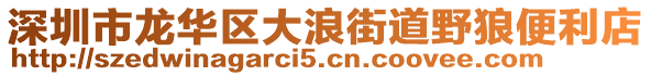 深圳市龍華區(qū)大浪街道野狼便利店