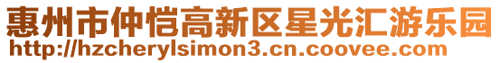 惠州市仲愷高新區(qū)星光匯游樂(lè)園