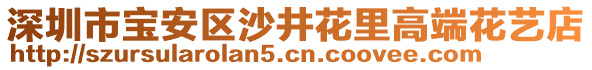 深圳市寶安區(qū)沙井花里高端花藝店