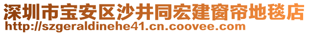 深圳市寶安區(qū)沙井同宏建窗簾地毯店