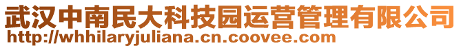 武漢中南民大科技園運營管理有限公司