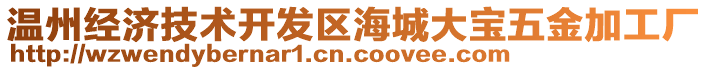 溫州經(jīng)濟(jì)技術(shù)開發(fā)區(qū)海城大寶五金加工廠