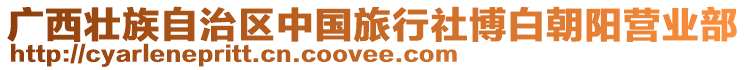 廣西壯族自治區(qū)中國(guó)旅行社博白朝陽營(yíng)業(yè)部