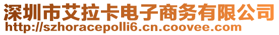 深圳市艾拉卡電子商務有限公司