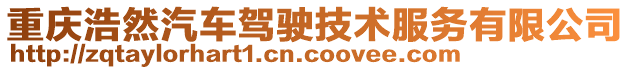 重慶浩然汽車駕駛技術(shù)服務(wù)有限公司