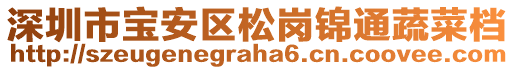 深圳市寶安區(qū)松崗錦通蔬菜檔