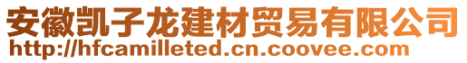 安徽凱子龍建材貿(mào)易有限公司