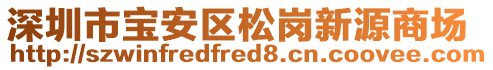 深圳市寶安區(qū)松崗新源商場