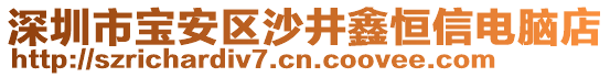 深圳市寶安區(qū)沙井鑫恒信電腦店