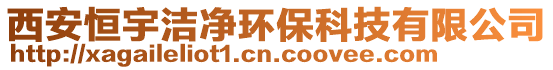 西安恒宇潔凈環(huán)保科技有限公司