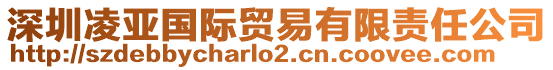 深圳凌亞國(guó)際貿(mào)易有限責(zé)任公司