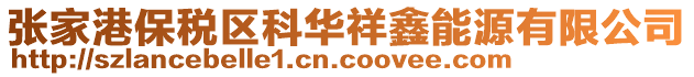 張家港保稅區(qū)科華祥鑫能源有限公司