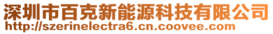 深圳市百克新能源科技有限公司