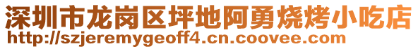 深圳市龍崗區(qū)坪地阿勇燒烤小吃店