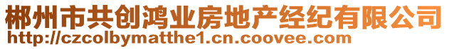 郴州市共創(chuàng)鴻業(yè)房地產(chǎn)經(jīng)紀(jì)有限公司