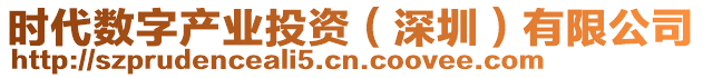 时代数字产业投资（深圳）有限公司