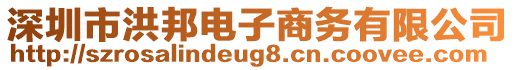 深圳市洪邦電子商務(wù)有限公司