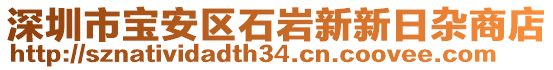 深圳市宝安区石岩新新日杂商店