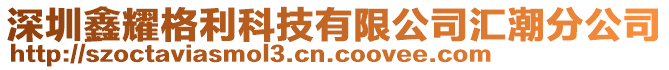 深圳鑫耀格利科技有限公司匯潮分公司