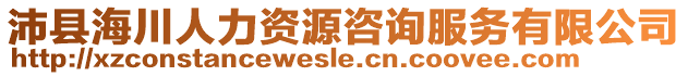 沛縣海川人力資源咨詢服務(wù)有限公司