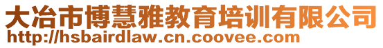 大冶市博慧雅教育培訓(xùn)有限公司