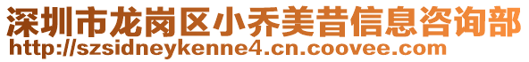 深圳市龍崗區(qū)小喬美昔信息咨詢部